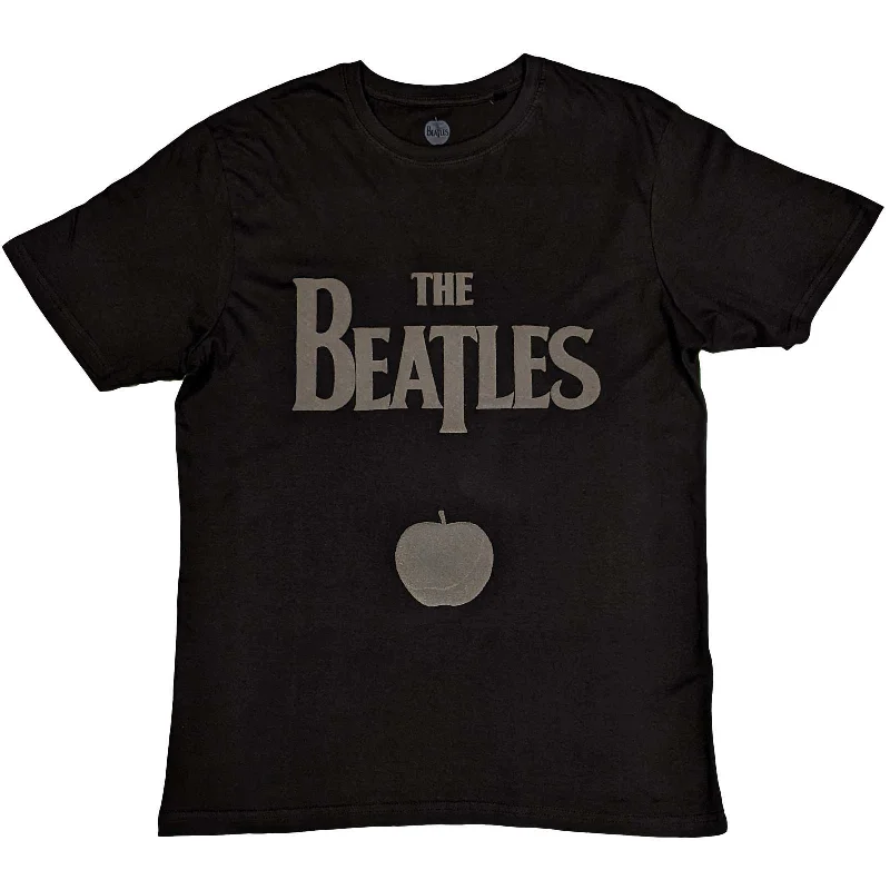 The Beatles | Official Band T-Shirt | Drop T Logo & Apple (Hi-Build) Collared T-Shirt Boat Neck A-Line The Beatles | Official Band T-Shirt | Drop T Logo & Apple (Hi-Build) Collared T-Shirt Boat Neck A-Line