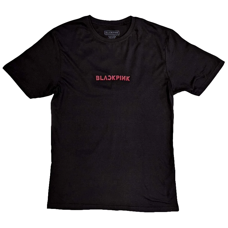 BlackPink | Official Band T-Shirt | Pink Venom Group Photo (Back Print) Hooded Caped Shawl Collar BlackPink | Official Band T-Shirt | Pink Venom Group Photo (Back Print) Hooded Caped Shawl Collar