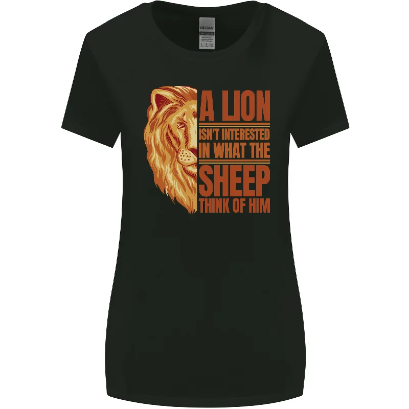 Christian Lion Quote Christianity Religion Womens Wider Cut T-Shirt Fashionable Trendy Casual Christian Lion Quote Christianity Religion Womens Wider Cut T-Shirt Fashionable Trendy Casual