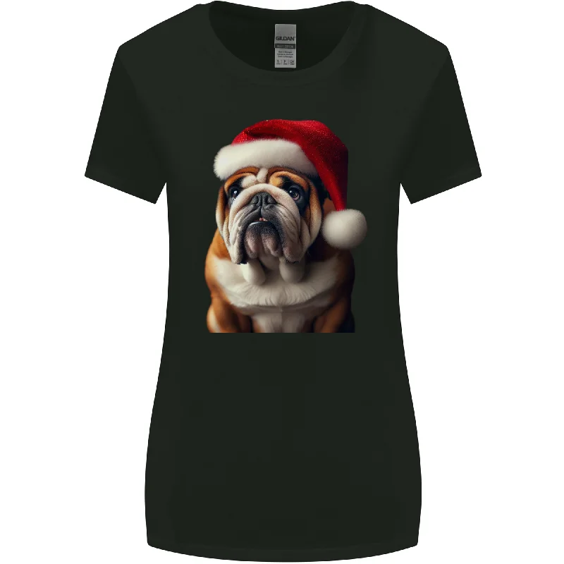 Christmas British Bulldog Union Jack Xmas Dog Womens Wider Cut T-Shirt Chenille Fabric Brocade Fabric Lace Fabric Christmas British Bulldog Union Jack Xmas Dog Womens Wider Cut T-Shirt Chenille Fabric Brocade Fabric Lace Fabric