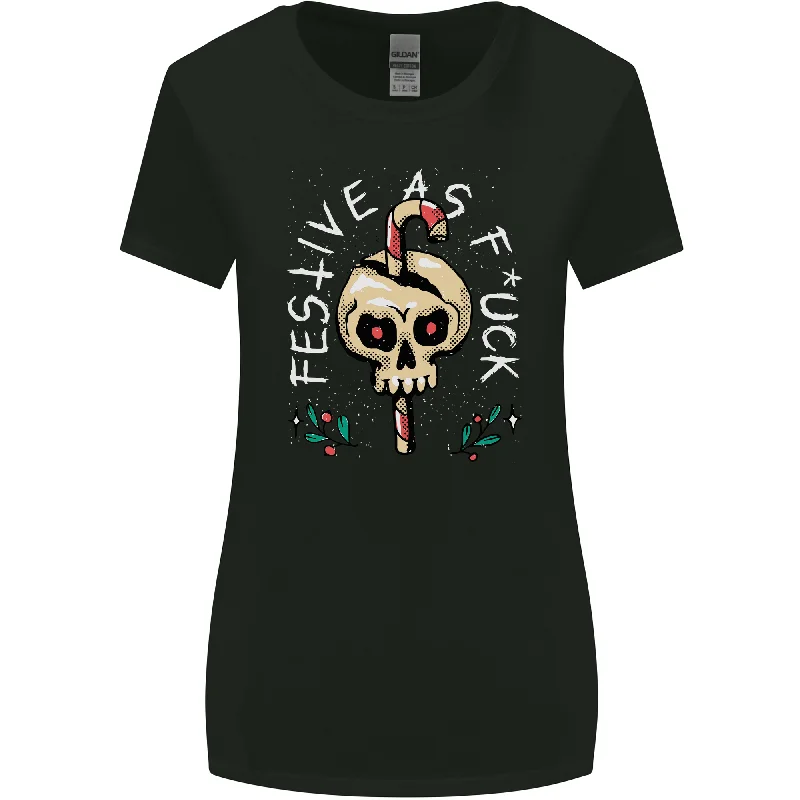 Christmas Festive as F#ck Offensive Bah Humbug Womens Wider Cut T-Shirt Terry Blend Velvet Blend Canvas Blend Christmas Festive as F#ck Offensive Bah Humbug Womens Wider Cut T-Shirt Terry Blend Velvet Blend Canvas Blend