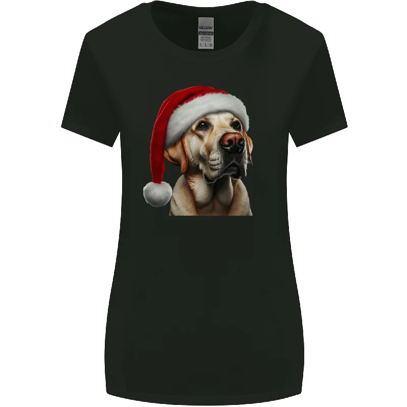 Christmas Golden Labrador Xmas Hat Dog Womens Wider Cut T-Shirt Lace Blend Ribbed Blend Corduroy Blend Christmas Golden Labrador Xmas Hat Dog Womens Wider Cut T-Shirt Lace Blend Ribbed Blend Corduroy Blend