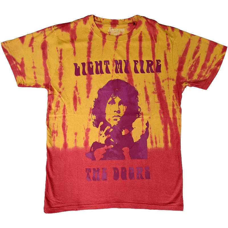 The Doors | Official Band T-Shirt | Light My Fire (Wash Collection) Chenille Blend Fleece Blend Nylon Blend The Doors | Official Band T-Shirt | Light My Fire (Wash Collection) Chenille Blend Fleece Blend Nylon Blend