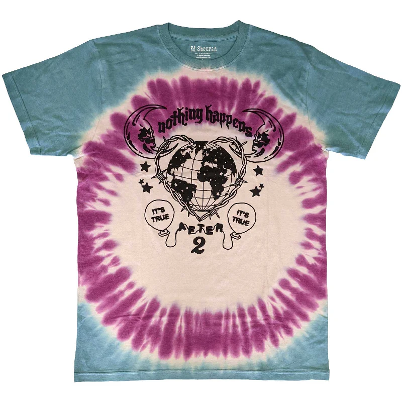 Ed Sheeran | Official Band T-Shirt | Nothing Happens (Wash Collection) Seamless Knitted Crochet Ed Sheeran | Official Band T-Shirt | Nothing Happens (Wash Collection) Seamless Knitted Crochet