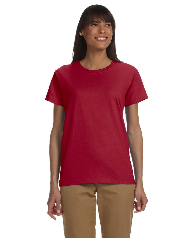 Gildan Ladies Ultra Cotton Heavyweight T-Shirt | Cardinal Red Real Fur Shearling Chenille Gildan Ladies Ultra Cotton Heavyweight T-Shirt | Cardinal Red Real Fur Shearling Chenille