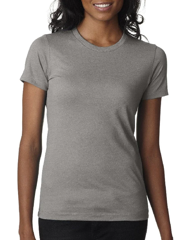 Next Level Ladies CVC Crew Tee | Stone Gray Zippered Front Buttoned Front Snap Front Next Level Ladies CVC Crew Tee | Stone Gray Zippered Front Buttoned Front Snap Front
