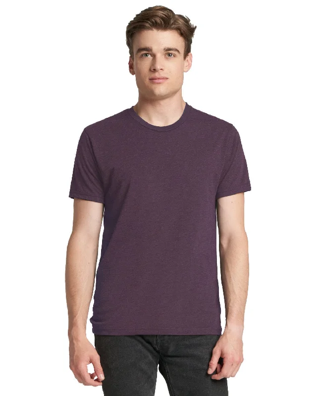 Next Level Mens Triblend Crew Tee | Vintage Purple V-Neck T-Shirt Long Sleeve Cotton Next Level Mens Triblend Crew Tee | Vintage Purple V-Neck T-Shirt Long Sleeve Cotton