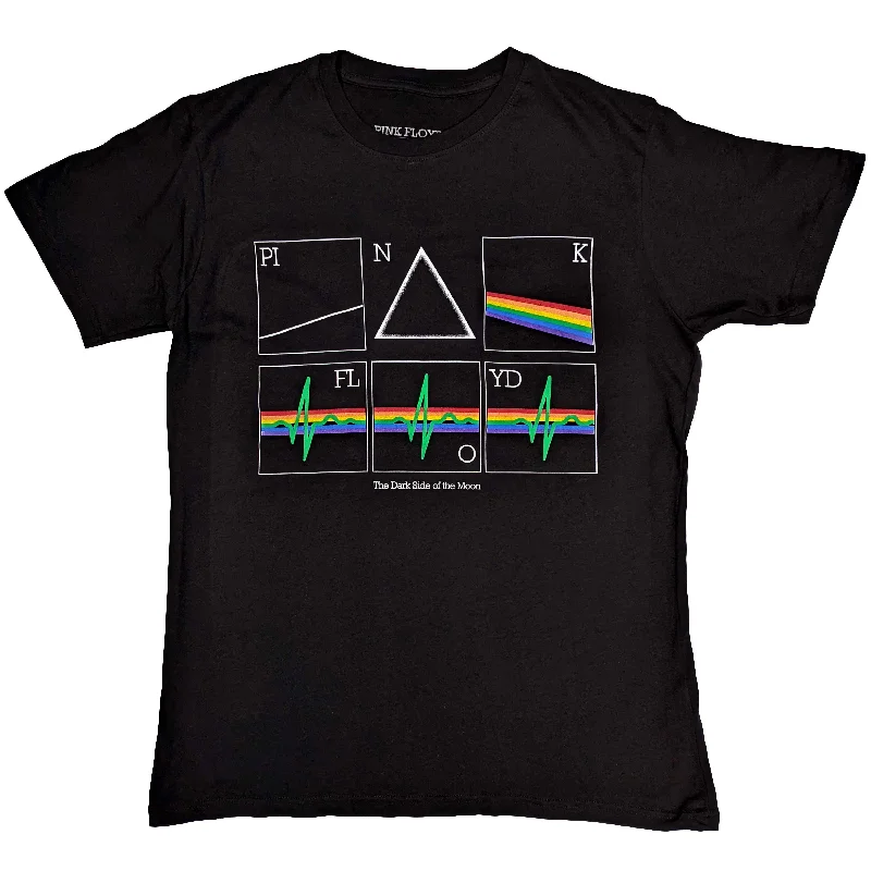 Pink Floyd | Official Band T-Shirt | Prism Heart Beat Cashmere Blend Cotton Blend Poly Blend Pink Floyd | Official Band T-Shirt | Prism Heart Beat Cashmere Blend Cotton Blend Poly Blend