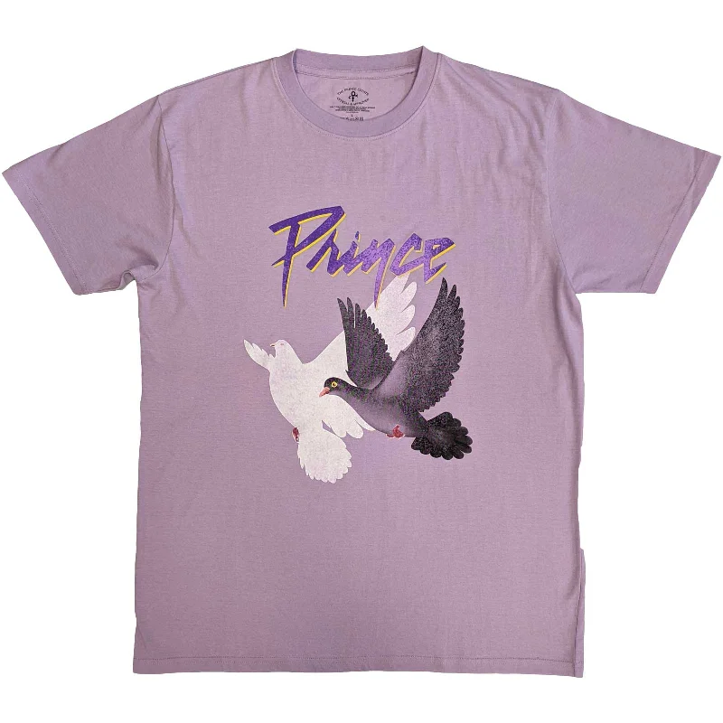 Prince | Official Band T-Shirt | Doves Distressed Jersey Fabric Tulle Fabric Batik Fabric Prince | Official Band T-Shirt | Doves Distressed Jersey Fabric Tulle Fabric Batik Fabric