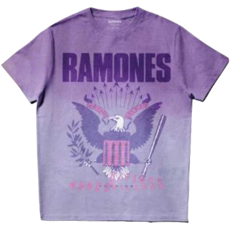 Ramones | Official Band T-Shirt | Mondo Bizarro (Wash Collection) Striped Floral Plaid Ramones | Official Band T-Shirt | Mondo Bizarro (Wash Collection) Striped Floral Plaid