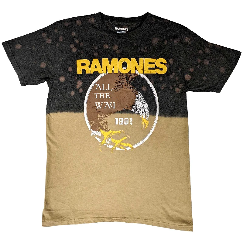 Ramones | Official Band T-Shirt | All The Way (Wash Collection) Cashmere Blend Cotton Blend Poly Blend Ramones | Official Band T-Shirt | All The Way (Wash Collection) Cashmere Blend Cotton Blend Poly Blend