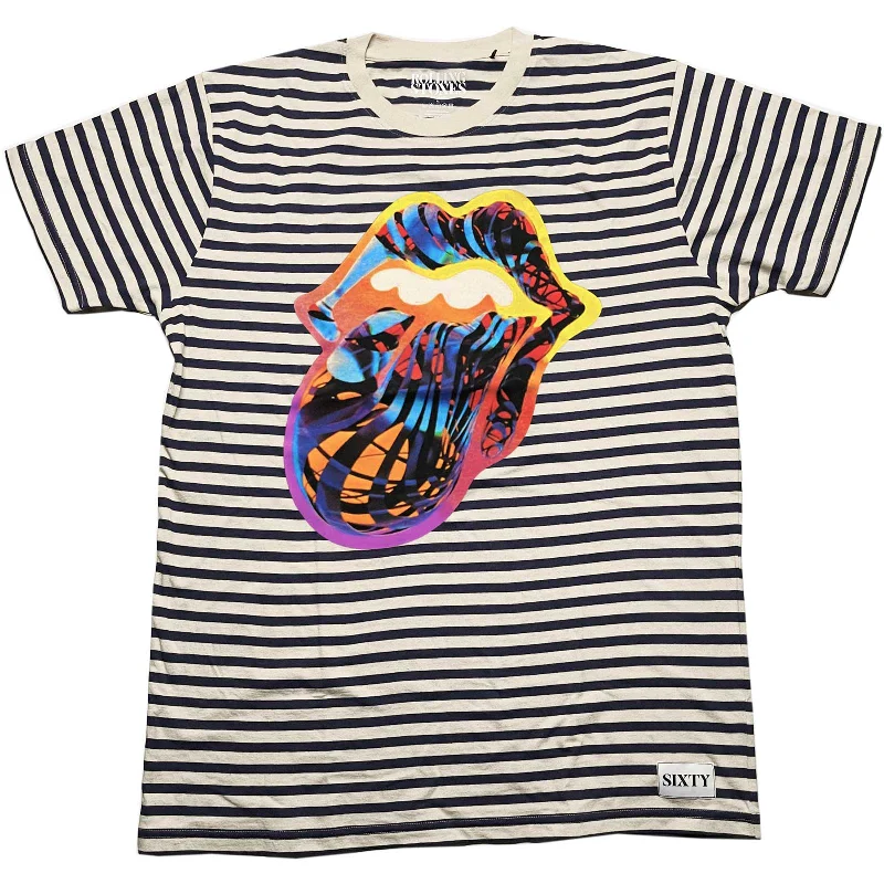 The Rolling Stones | Official Band T-Shirt | Cyberdelic (Striped) Welt Pockets Slit Pockets Flap Pockets The Rolling Stones | Official Band T-Shirt | Cyberdelic (Striped) Welt Pockets Slit Pockets Flap Pockets