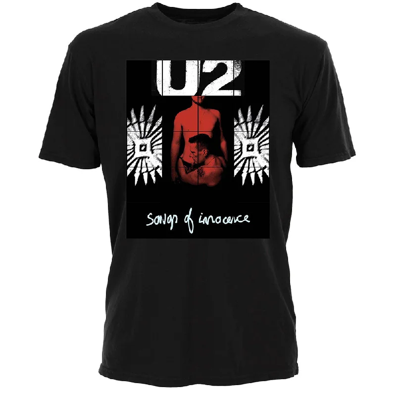 U2 | Official Band T-Shirt | Songs of Innocence Red Shade Polka Dot Checkered Tartan U2 | Official Band T-Shirt | Songs of Innocence Red Shade Polka Dot Checkered Tartan