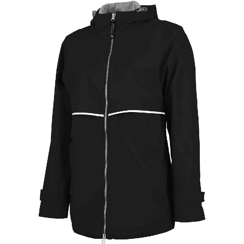 Charles River Women's Black/Reflective New Englander Rain Jacket Jersey Jacket Tulle Jacket Batik Jacket Charles River Women's Black/Reflective New Englander Rain Jacket Jersey Jacket Tulle Jacket Batik Jacket
