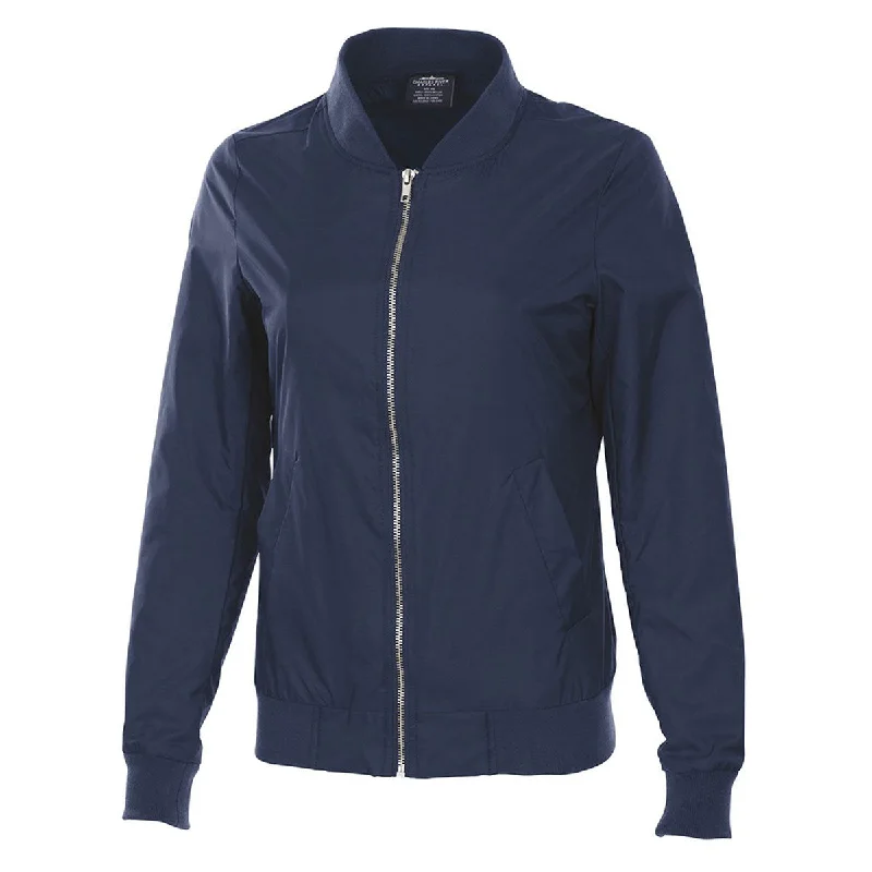 Charles River Women's Navy Boston Flight Jacket Nylon Fabric Polyester Fabric Spandex Fabric Charles River Women's Navy Boston Flight Jacket Nylon Fabric Polyester Fabric Spandex Fabric