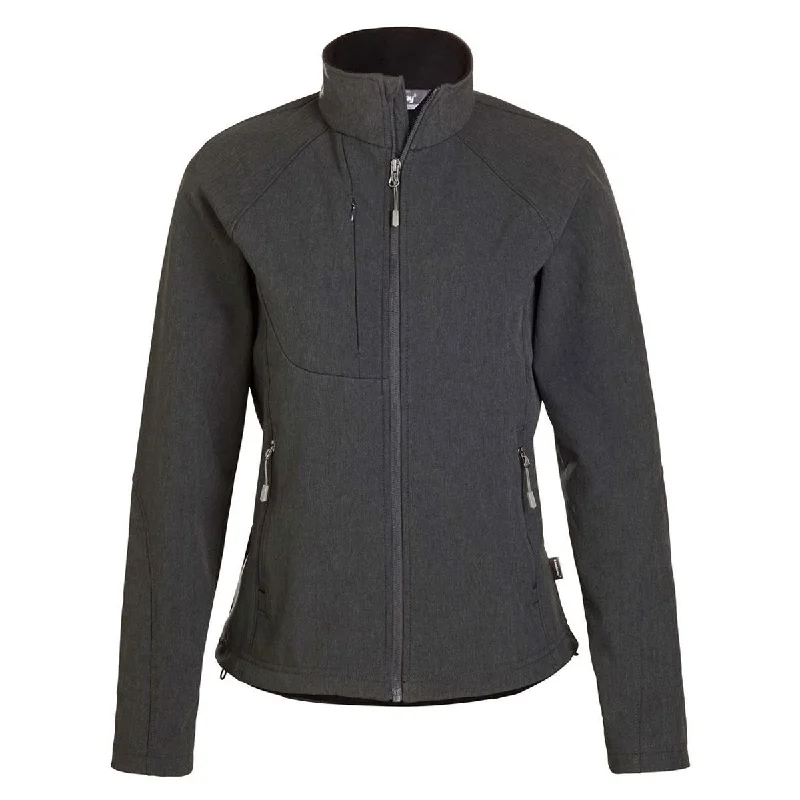 Landway Women's Carbon Matrix Soft Shell Jacket Boat Neck Shawl Collar Notched Collar Landway Women's Carbon Matrix Soft Shell Jacket Boat Neck Shawl Collar Notched Collar