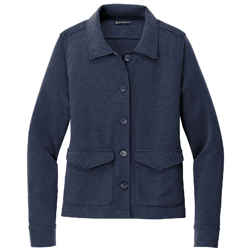 Brooks Brothers Women's Navy Blazer Heather Mid-Layer Stretch Button Jacket Belted Jacket Elasticated Jacket Padded Jacket Brooks Brothers Women's Navy Blazer Heather Mid-Layer Stretch Button Jacket Belted Jacket Elasticated Jacket Padded Jacket