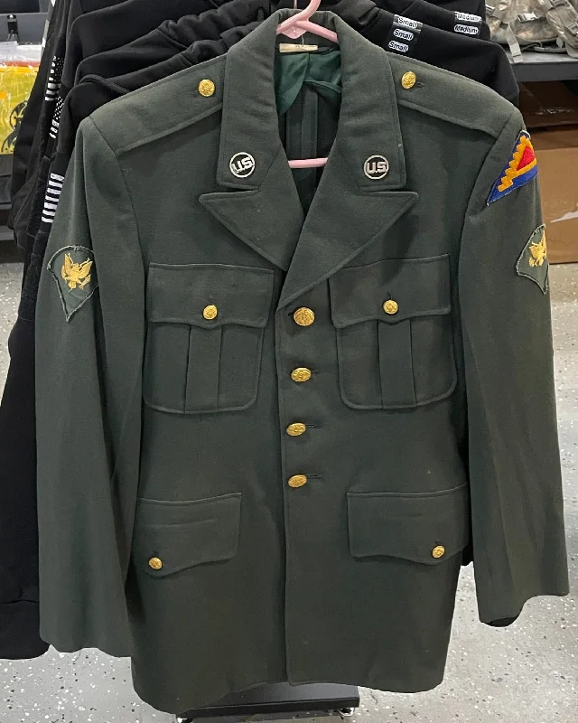 RARE!! Collectible 1960s U.S. Army Enlisted Service Green Uniform (36r Jacket~ Issued 7th Army "Seven Steps to Hell" Rayon Fabric Velvet Fabric Corduroy Fabric RARE!! Collectible 1960s U.S. Army Enlisted Service Green Uniform (36r Jacket~ Issued 7th Army "Seven Steps to Hell" Rayon Fabric Velvet Fabric Corduroy Fabric