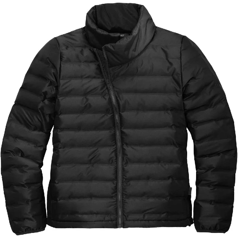 OGIO Women's Blacktop Street Puffy Full-Zip Jacket Welt Pockets Slit Pockets Flap Pockets OGIO Women's Blacktop Street Puffy Full-Zip Jacket Welt Pockets Slit Pockets Flap Pockets