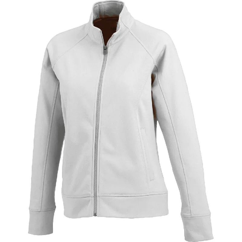 Elevate Women's White Okapi Knit Jacket V-Neck Jacket Boat Neck Jacket Square Neck Jacket Elevate Women's White Okapi Knit Jacket V-Neck Jacket Boat Neck Jacket Square Neck Jacket