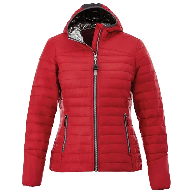 Elevate Women's Team Red Silverton Packable Insulated Jacket Notch Collar Jacket Peter Pan Collar Jacket Cowl Neck Jacket Elevate Women's Team Red Silverton Packable Insulated Jacket Notch Collar Jacket Peter Pan Collar Jacket Cowl Neck Jacket