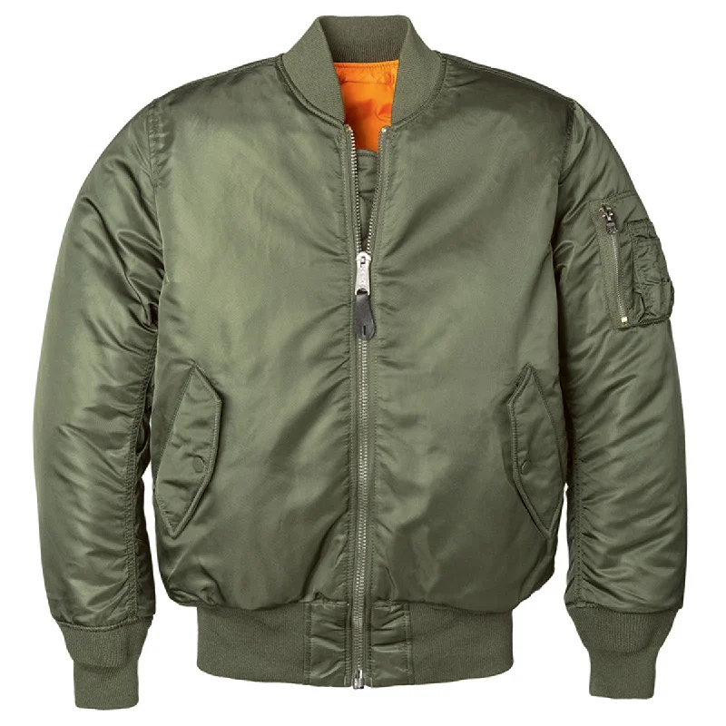 Alpha Industries Women's Sage Green MA-1 Flight Jacket Zippered Jacket Buttoned Jacket Snapped Jacket Alpha Industries Women's Sage Green MA-1 Flight Jacket Zippered Jacket Buttoned Jacket Snapped Jacket