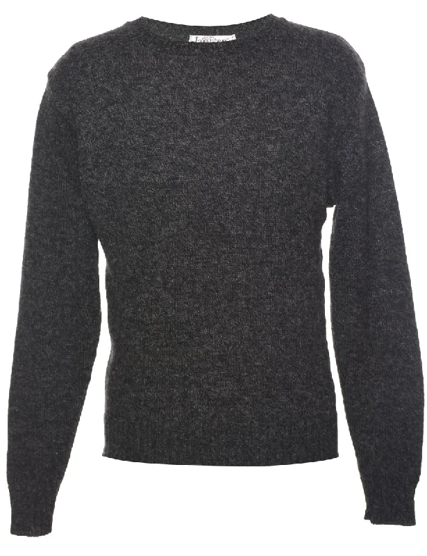 Jantzen Dark Grey Jumper - M Stylish Fashionable Trendy