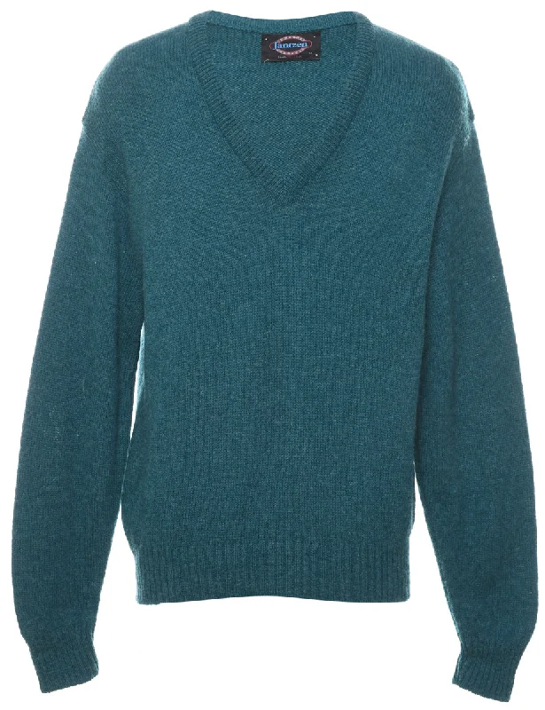 Jantzen Green Jumper - M Layered Multi-layer Single Layer