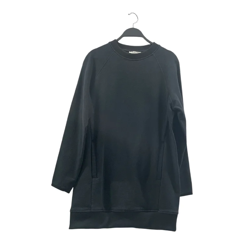 Acne Studios/Sweatshirt/S/Cotton/BLK/LONG CREW/RN131738/ Hoodie with Earth Tones Natural Calm Acne Studios/Sweatshirt/S/Cotton/BLK/LONG CREW/RN131738/ Hoodie with Earth Tones Natural Calm