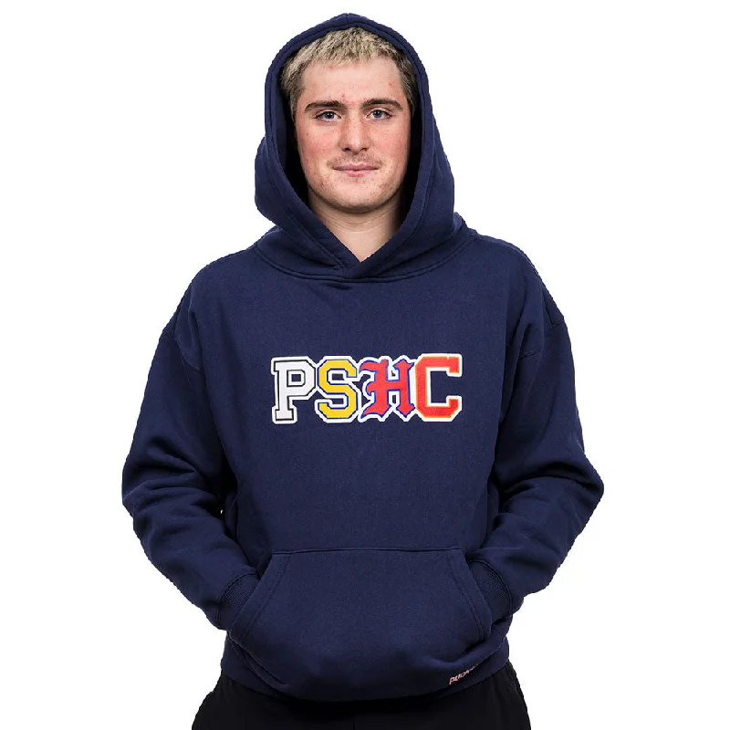 BCLUTCH HOLIDAY CAPSULE LIMITED EDITION NAVY HOODIE Hoodie with Lining Warm Insulated BCLUTCH HOLIDAY CAPSULE LIMITED EDITION NAVY HOODIE Hoodie with Lining Warm Insulated