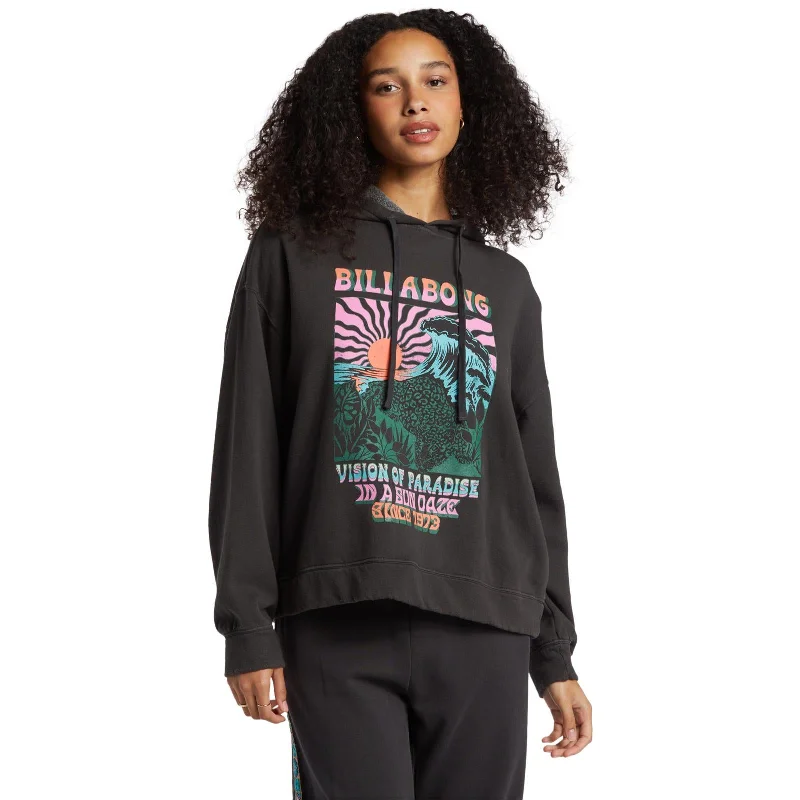 Billabong Womens Keep It Up Pullover Graphic Hoodie Hoodie with Velcro Closure Adjustable Secure Billabong Womens Keep It Up Pullover Graphic Hoodie Hoodie with Velcro Closure Adjustable Secure