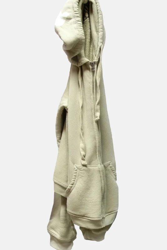 Superfluff LUX Zip Hoodie Chamois Hoodie with Elastic Waist Stretchable Comfortable