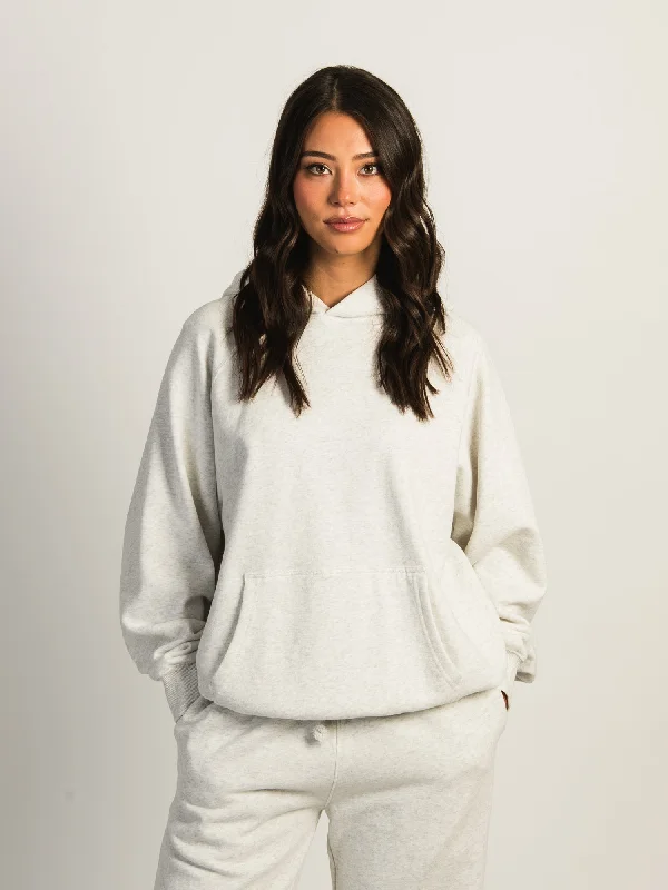 HARLOW CLOUD HOODIE - CLOUD Hoodie with Hem Ribbing Snug Secure