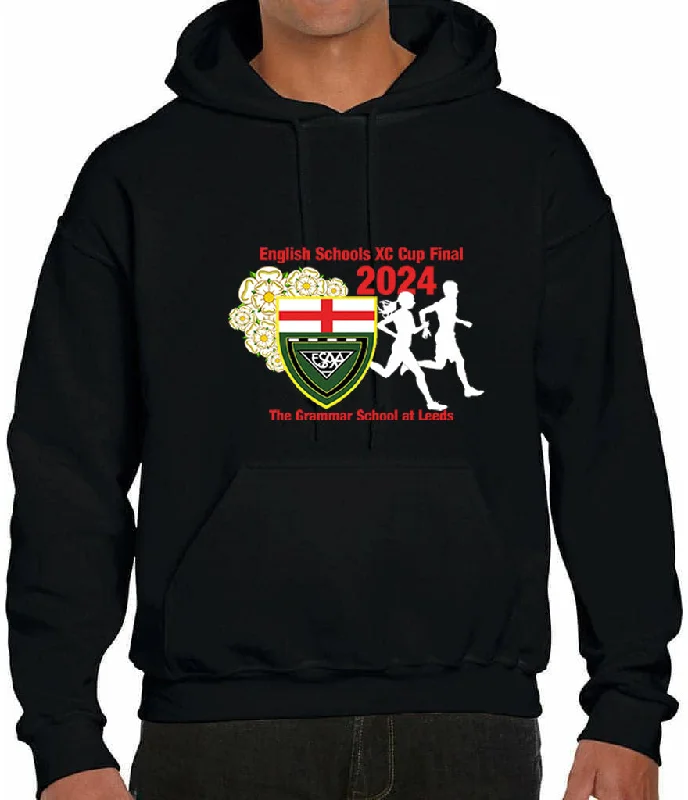 More Mile Classic ESAA Leeds XC Final 2024 Hoody - Black Hoodie with Slit Hem Functional Movement More Mile Classic ESAA Leeds XC Final 2024 Hoody - Black Hoodie with Slit Hem Functional Movement