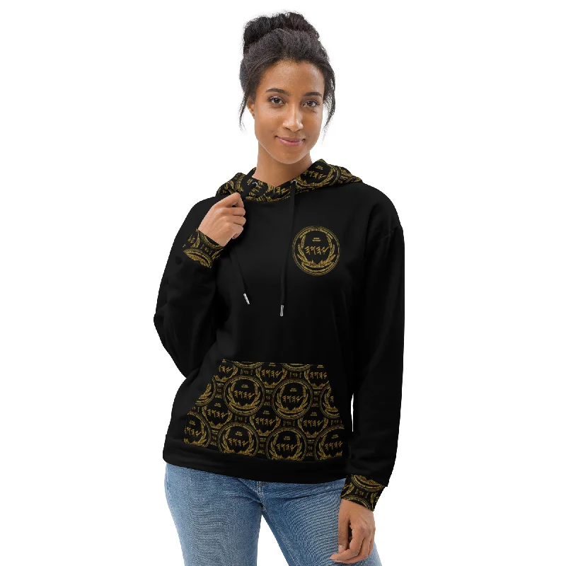 Most High God - Yahuah: The Strong Tower Designer Unisex Pullover Hoodie Hoodie with Thumb Holes Functional Cozy Most High God - Yahuah: The Strong Tower Designer Unisex Pullover Hoodie Hoodie with Thumb Holes Functional Cozy