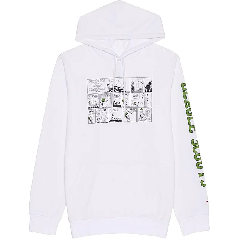 Peanuts Womens Cotton Blend Fleece Hooded Sweatshirt Cotton Hoodie Fleece Lining Warmth Peanuts Womens Cotton Blend Fleece Hooded Sweatshirt Cotton Hoodie Fleece Lining Warmth
