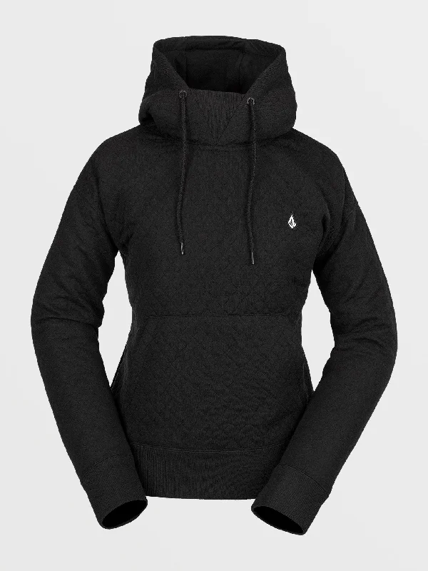 Womens V.Co Air Layer Thermal Hoodie - Black Hoodie with Magnetic Closure Innovative Modern Womens V.Co Air Layer Thermal Hoodie - Black Hoodie with Magnetic Closure Innovative Modern