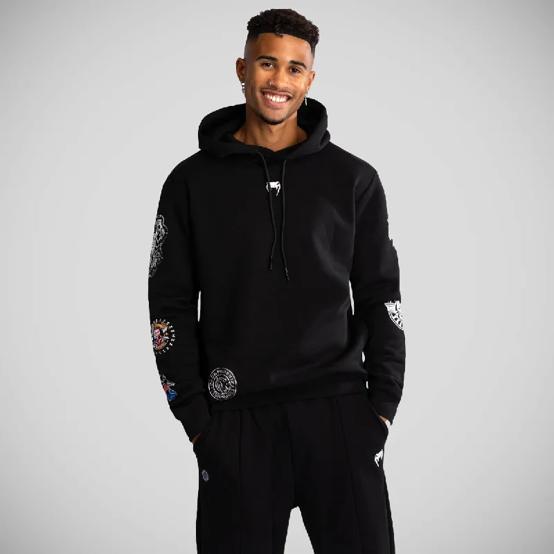 Venum x Tekken 8 Paul Phoenix Hoodie Black Hooded Sweatshirt Casual Wear Street Style Venum x Tekken 8 Paul Phoenix Hoodie Black Hooded Sweatshirt Casual Wear Street Style