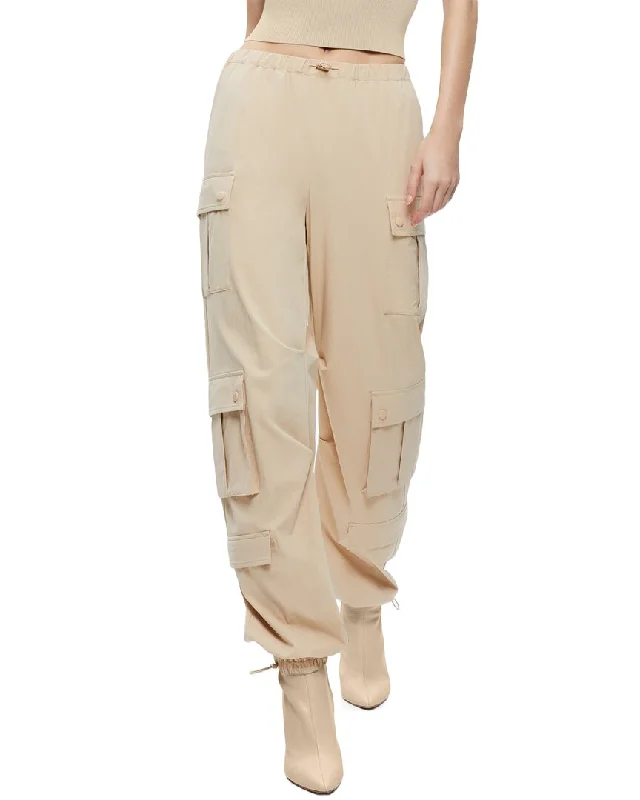 Alice + Olivia Shara Mr. Parachute Cargo Pant Formal Linen Trousers