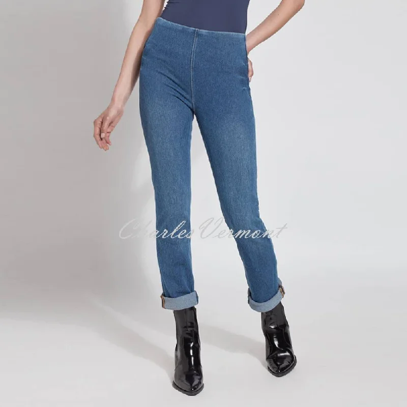 Lysse Boyfriend Denim Jean with Back Pockets – Style 1450 (Mid Wash) Casual Wide-Legged Denim Jeans Lysse Boyfriend Denim Jean with Back Pockets – Style 1450 (Mid Wash) Casual Wide-Legged Denim Jeans