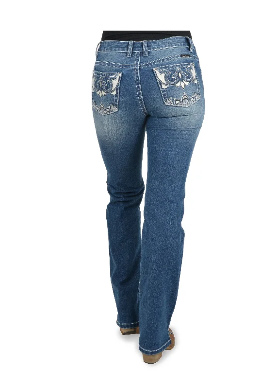 PCP2212574 Pure Western Women's Maryanna Straight Leg jean 34' Classic Slim Fit Jeans PCP2212574 Pure Western Women's Maryanna Straight Leg jean 34' Classic Slim Fit Jeans