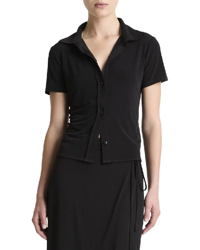 Vince Midi Tie Wrap Skirt seamless skirt comfort